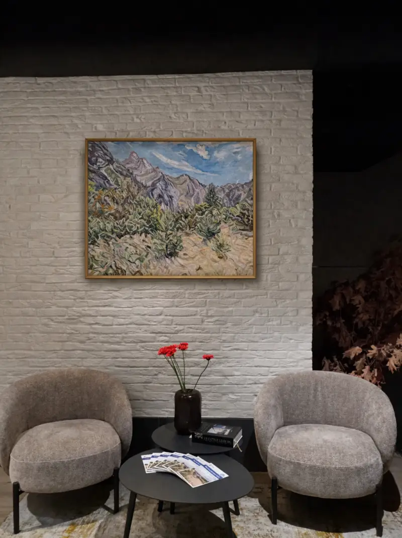 Huil sur toile 1969 Zanitta Tazieff 1887-1984 collection d’atelier